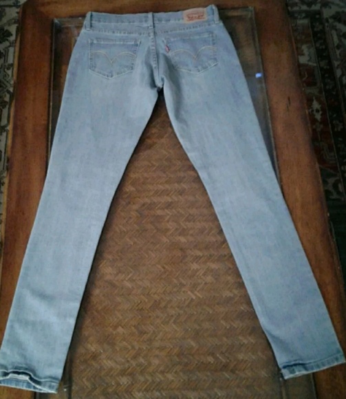 ❌SOLD❌Levis 524 L Skinny Patched Jeans Size 26 - Picture 5 of 8